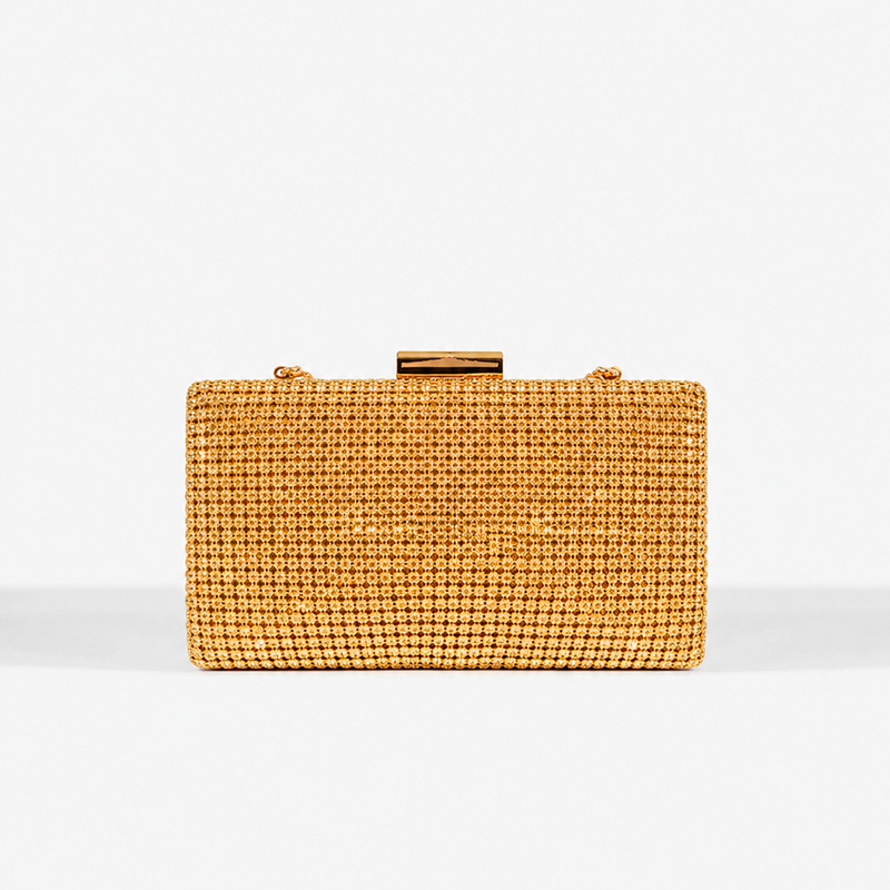 Clutch Schutz Malha Strass