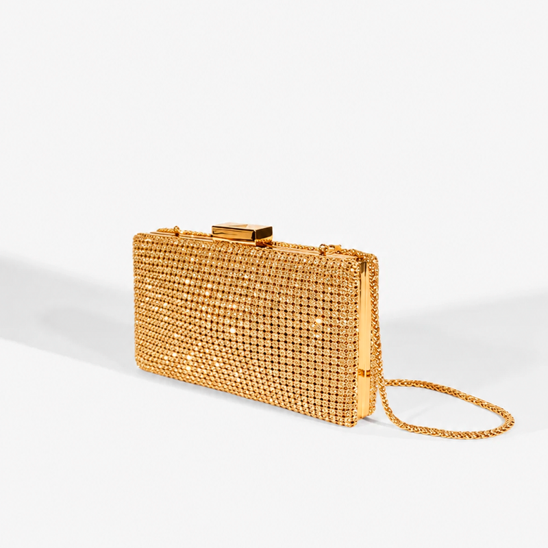 Clutch Schutz Malha Strass
