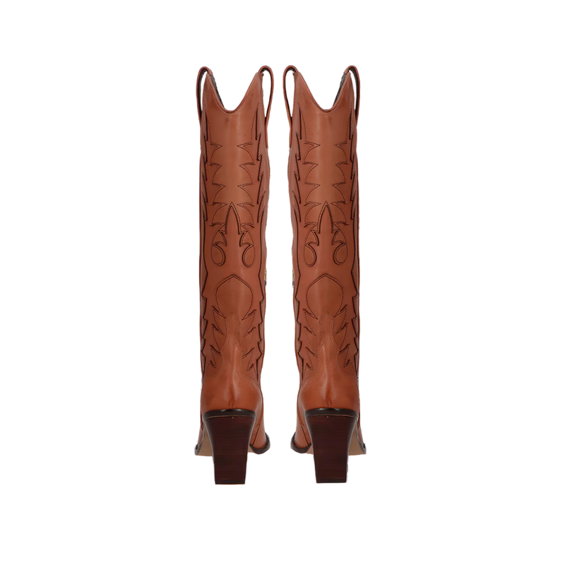 Bota Luiza Barcelos Western Cano Alto