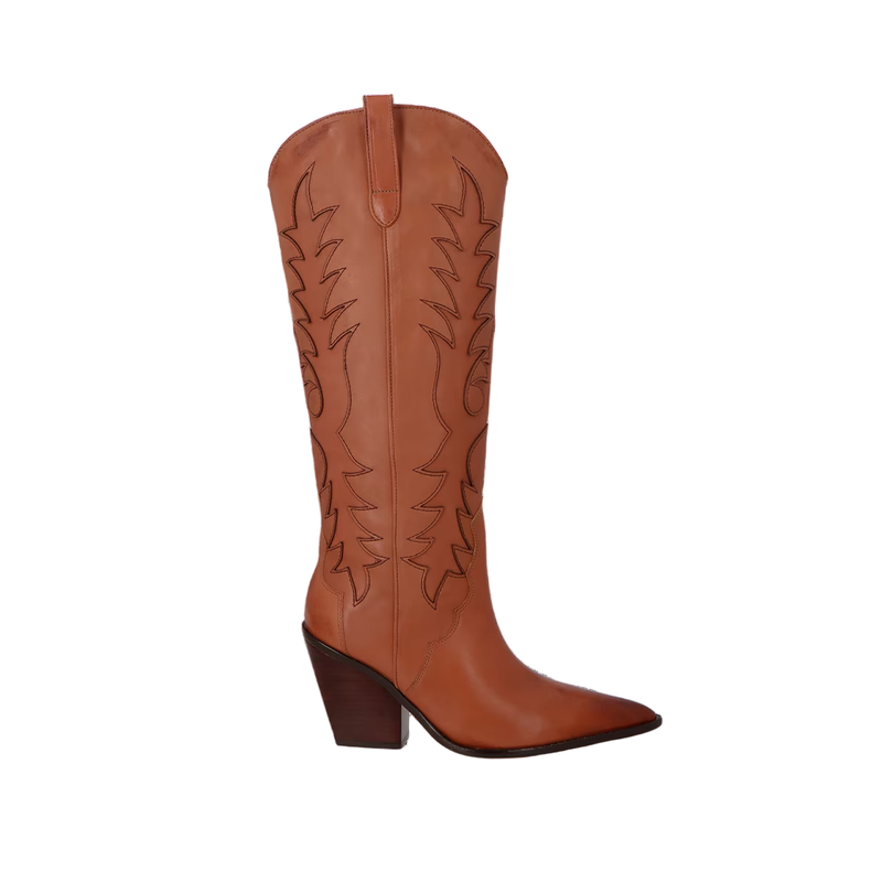 Bota Luiza Barcelos Western Cano Alto