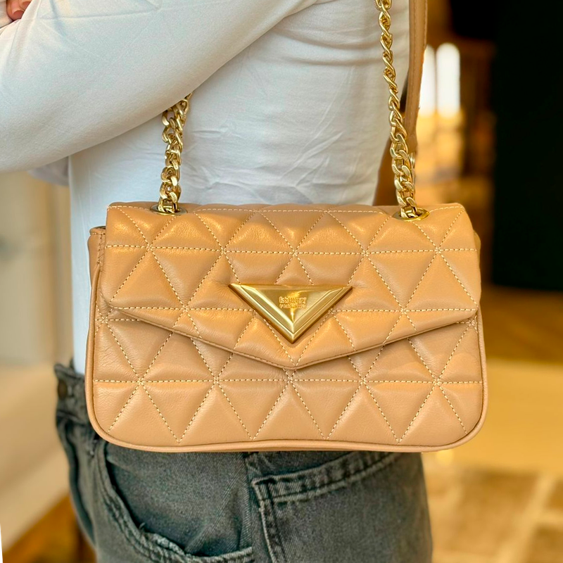 Bolsa Schutz Tiracolo 944 média em couro