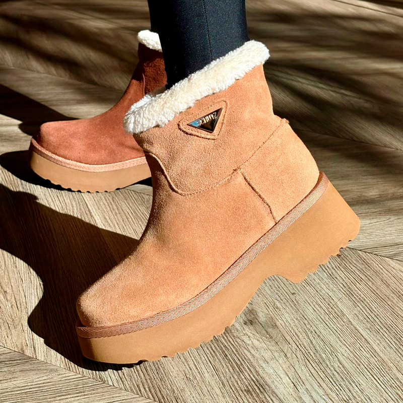 Bota Schutz Ivy Marrom Claro