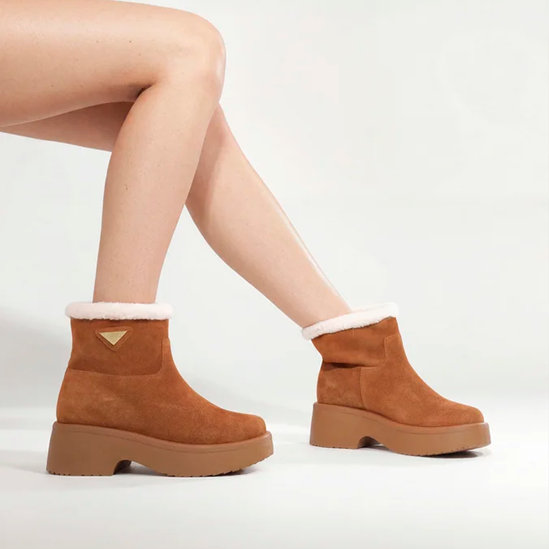 Bota Schutz Ivy Marrom Escuro