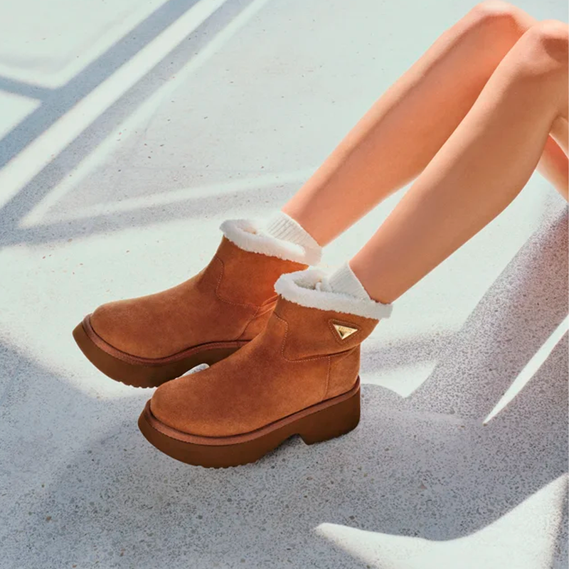 Bota Schutz Ivy Marrom Escuro