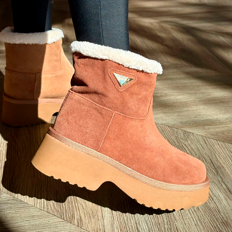 Bota Schutz Ivy Marrom Escuro