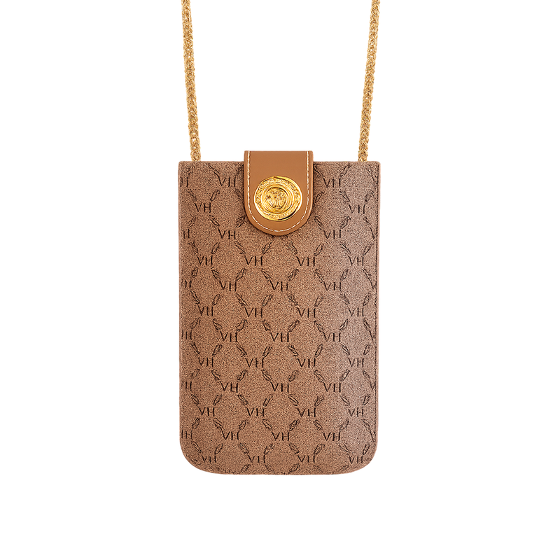 Porta Celular Victor Hugo Teddy Bege