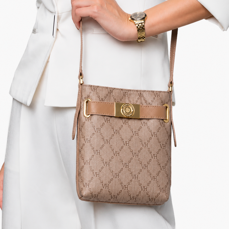 Bolsa Victor Hugo Alba Mini Bege