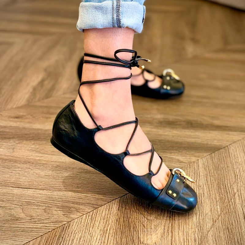 SAPATILHA VICENZA PAULINE PRETO