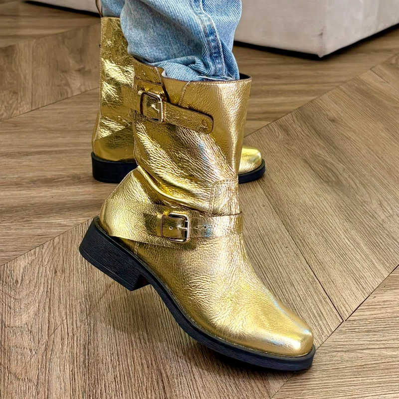 BOTA VICENZA NEWPORT FIVELA METALIZADO 