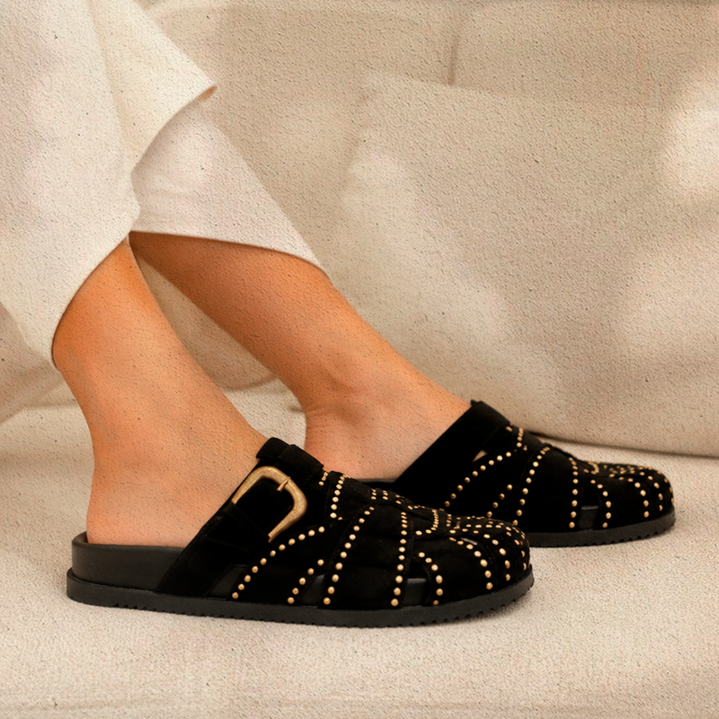 CLOG SCHUTZ NOBUCK TACHAS PRETO