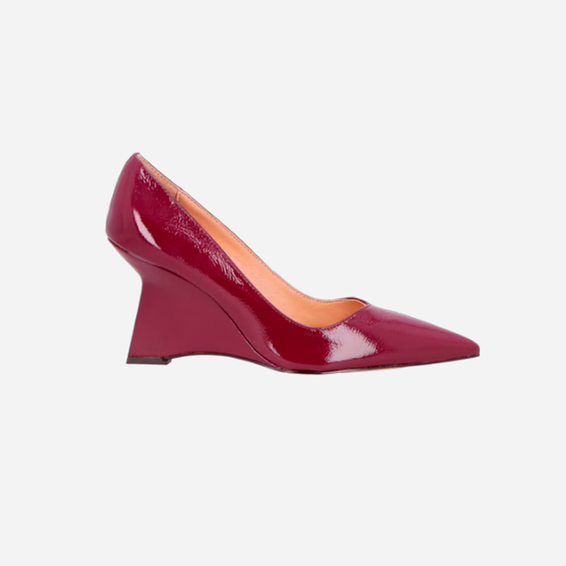 Scarpin Luiza Barcelos Anabela Verniz