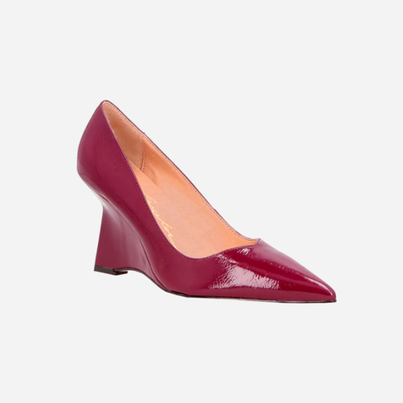 Scarpin Luiza Barcelos Anabela Verniz