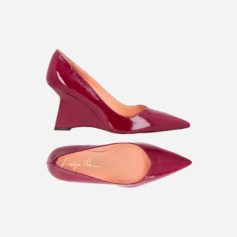 Scarpin Luiza Barcelos Anabela Verniz