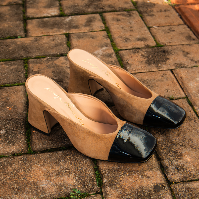 Mule Luiza Barcelos Verniz 