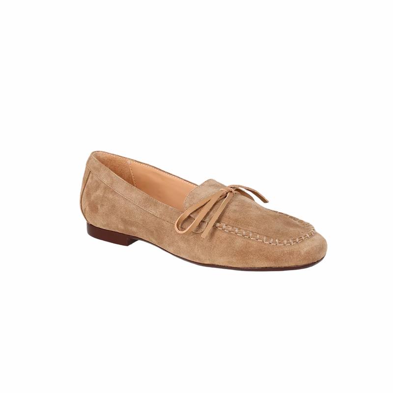 Mocassim Luiza Barcelos Camurça Fendi