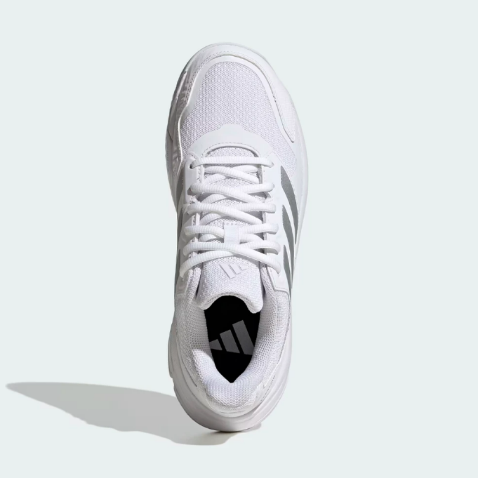 Tênis Adidas Courtjam Control 3 Listra Prata