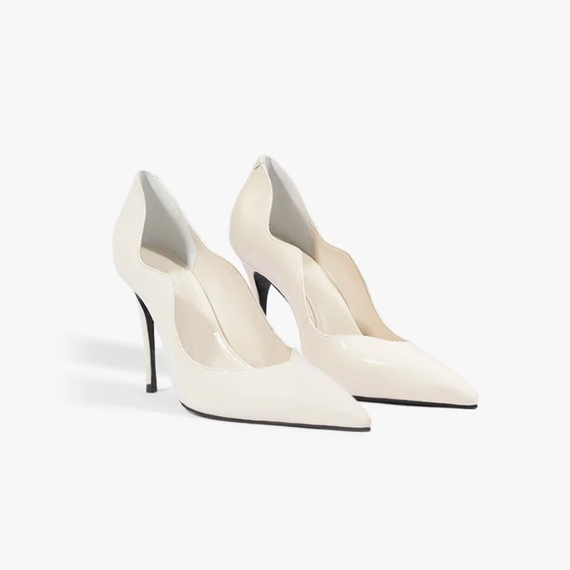 SCARPIN SCHUTZ VERNIZ BRANCO