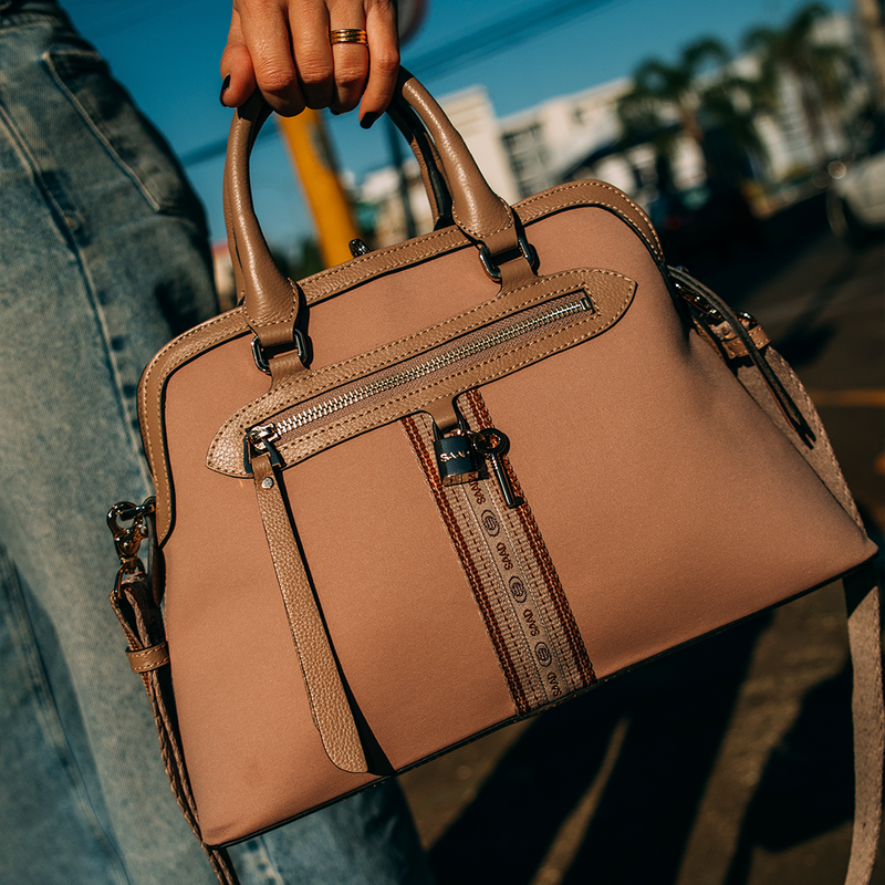 Bolsa SAAD Média Diadora Média Bege