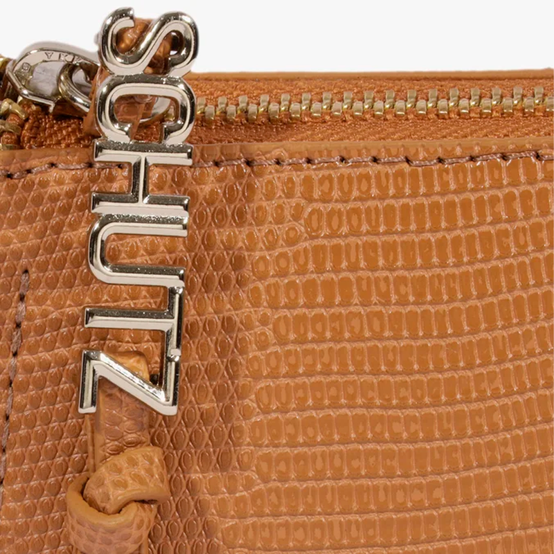 Bolsa Schutz Tiracola Pequena Tina Caramelo