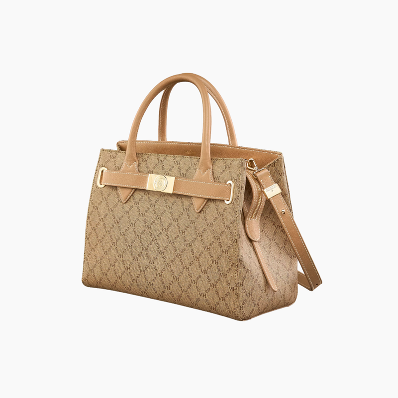 Bolsa Victor Hugo Babila Belmont Media Bege