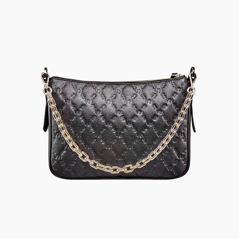 Bolsa Victor Hugo Charli Shoulder Catena Preto