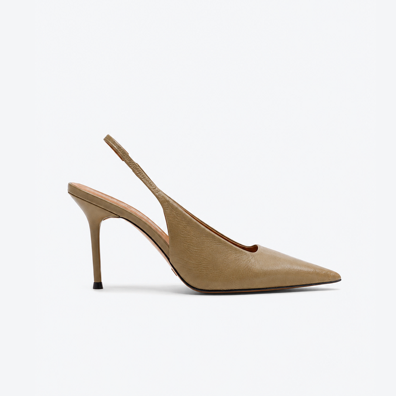 Scarpin Slingback Vicenza Yasmin Camel