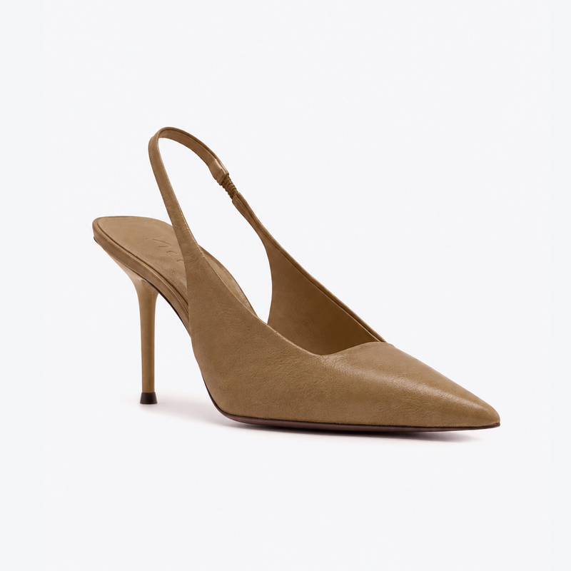 Scarpin Slingback Vicenza Yasmin Camel