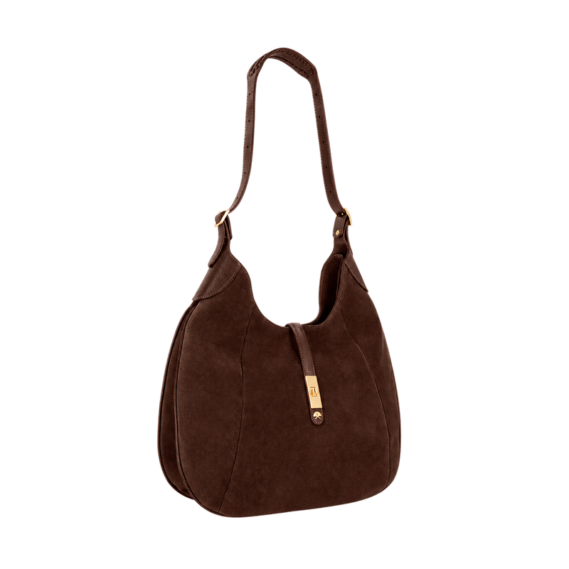 Bolsa Luiza Barcelos Moon Bag Marrom