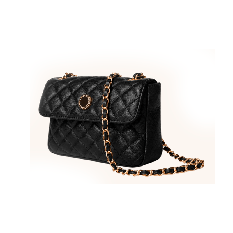 Bolsa SAAD Mini Bordado Preto
