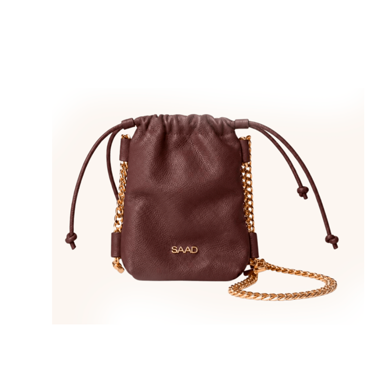 Bolsa SAAD Mini Bucket Café