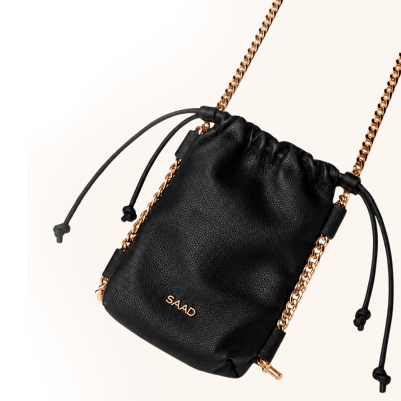 Bolsa SAAD Mini Bucket Preto