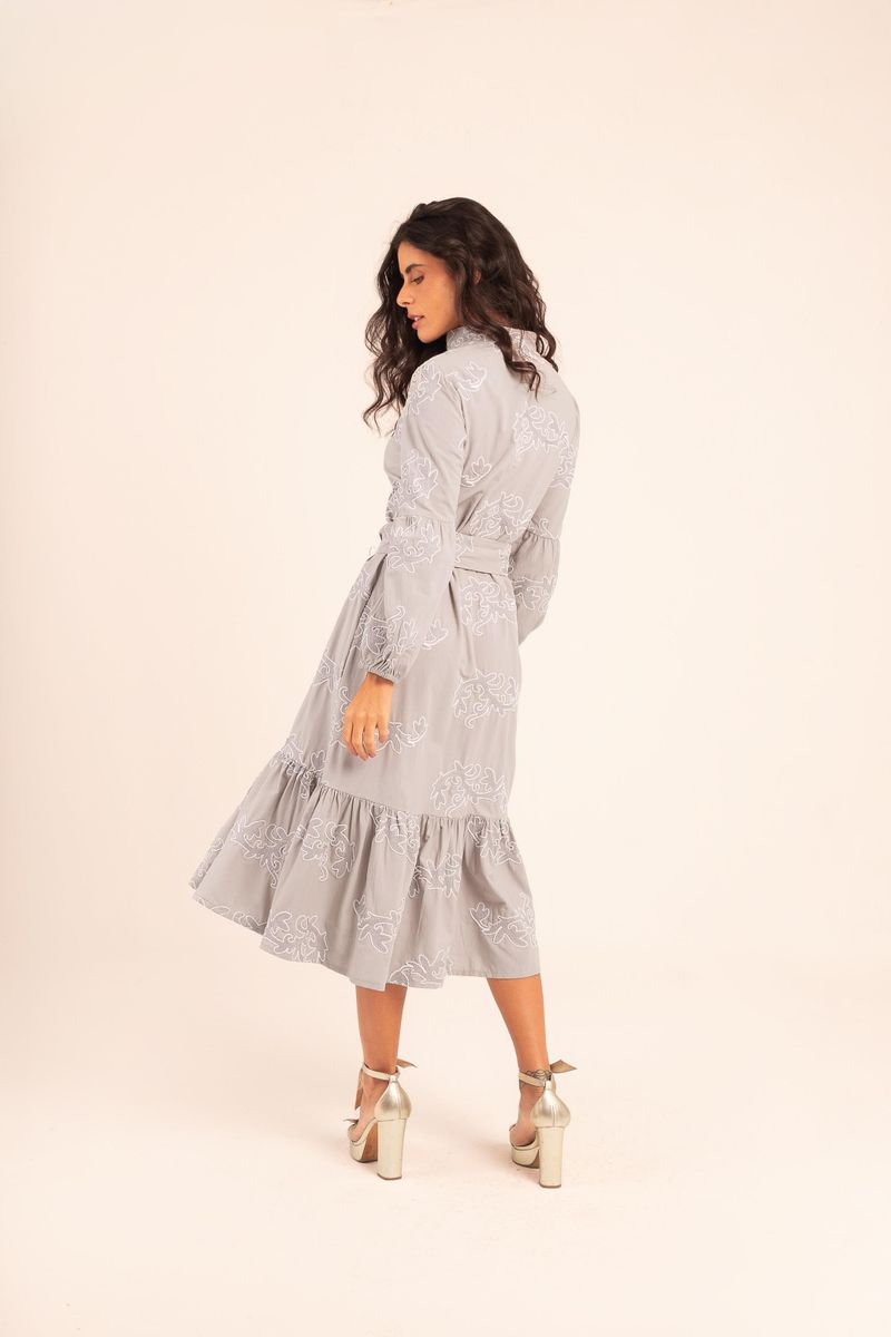 VESTIDO LONGO BORADADO NATALIE