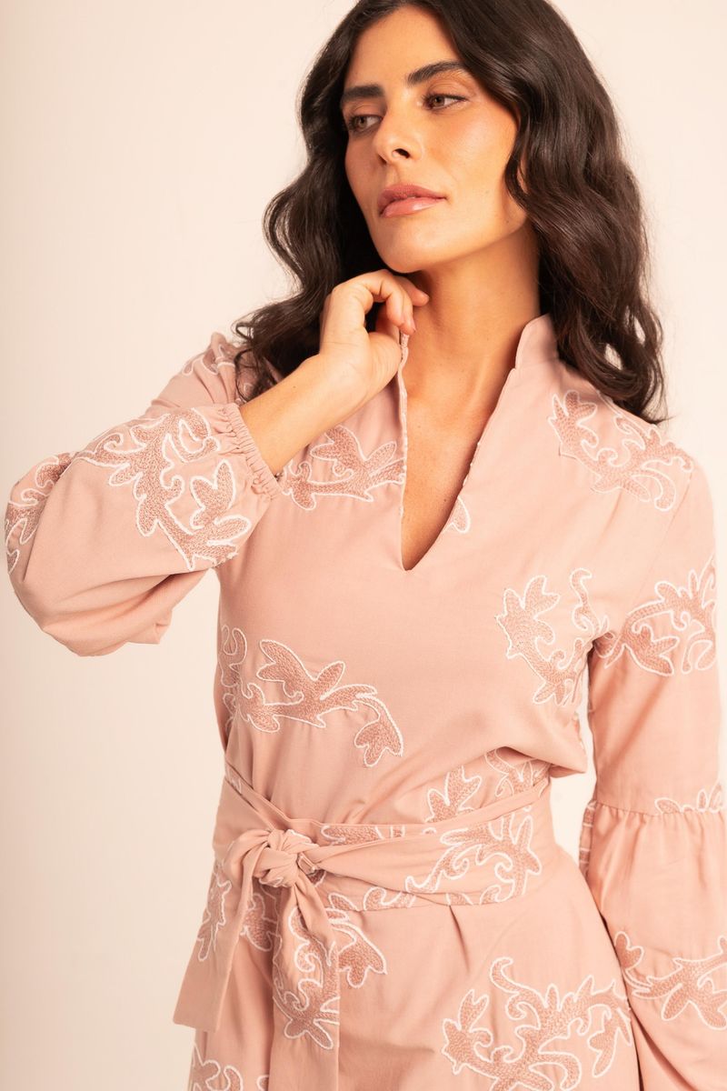 VESTIDO LONGO BORADADO NATALIE