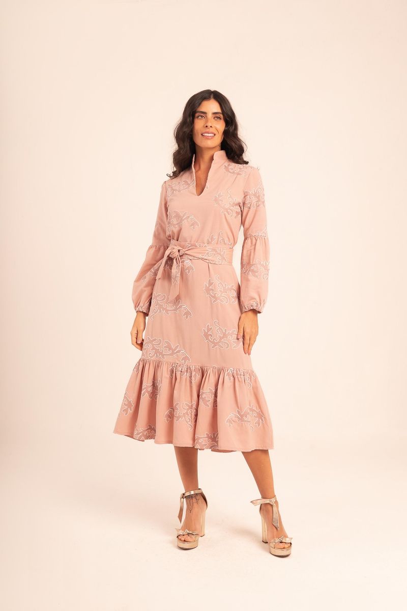 VESTIDO LONGO BORADADO NATALIE