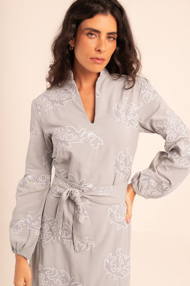 VESTIDO LONGO BORADADO NATALIE