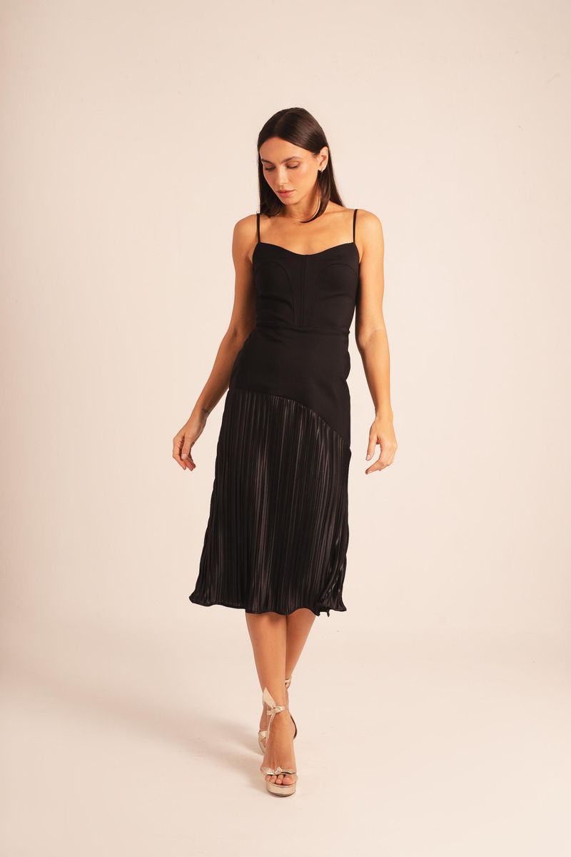 VESTIDO PLISSADO BIA