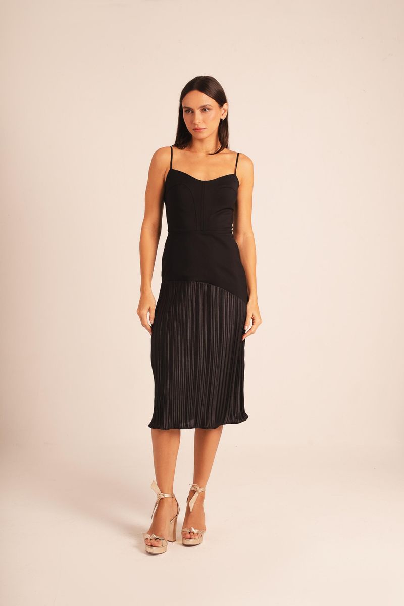 VESTIDO PLISSADO BIA