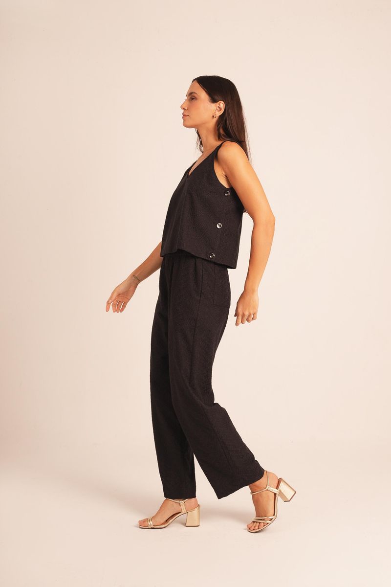 BLUSA BORDADA BOTÕES DIANA