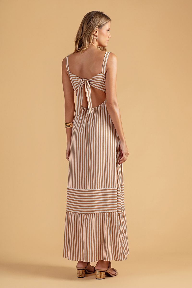 VESTIDO LONGO LISTRAS