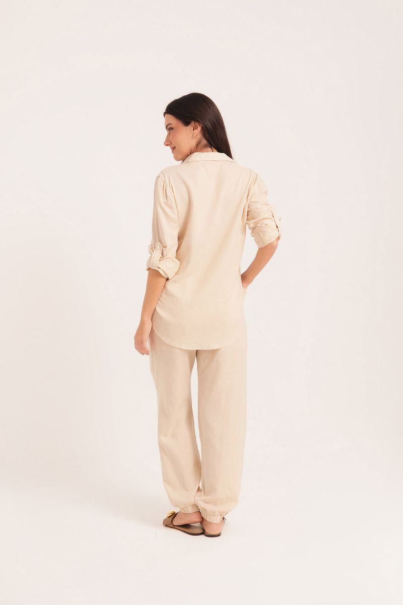 CALÇA LINHO JOGGER