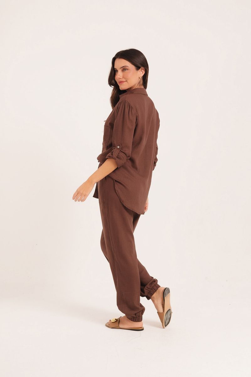 CALÇA LINHO JOGGER
