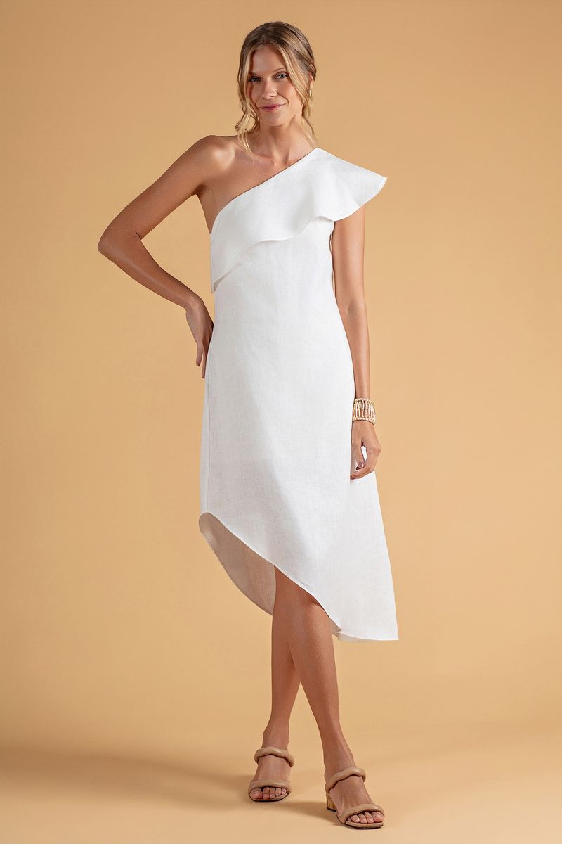 VESTIDO OMBRO DE LINHO SARDENHA