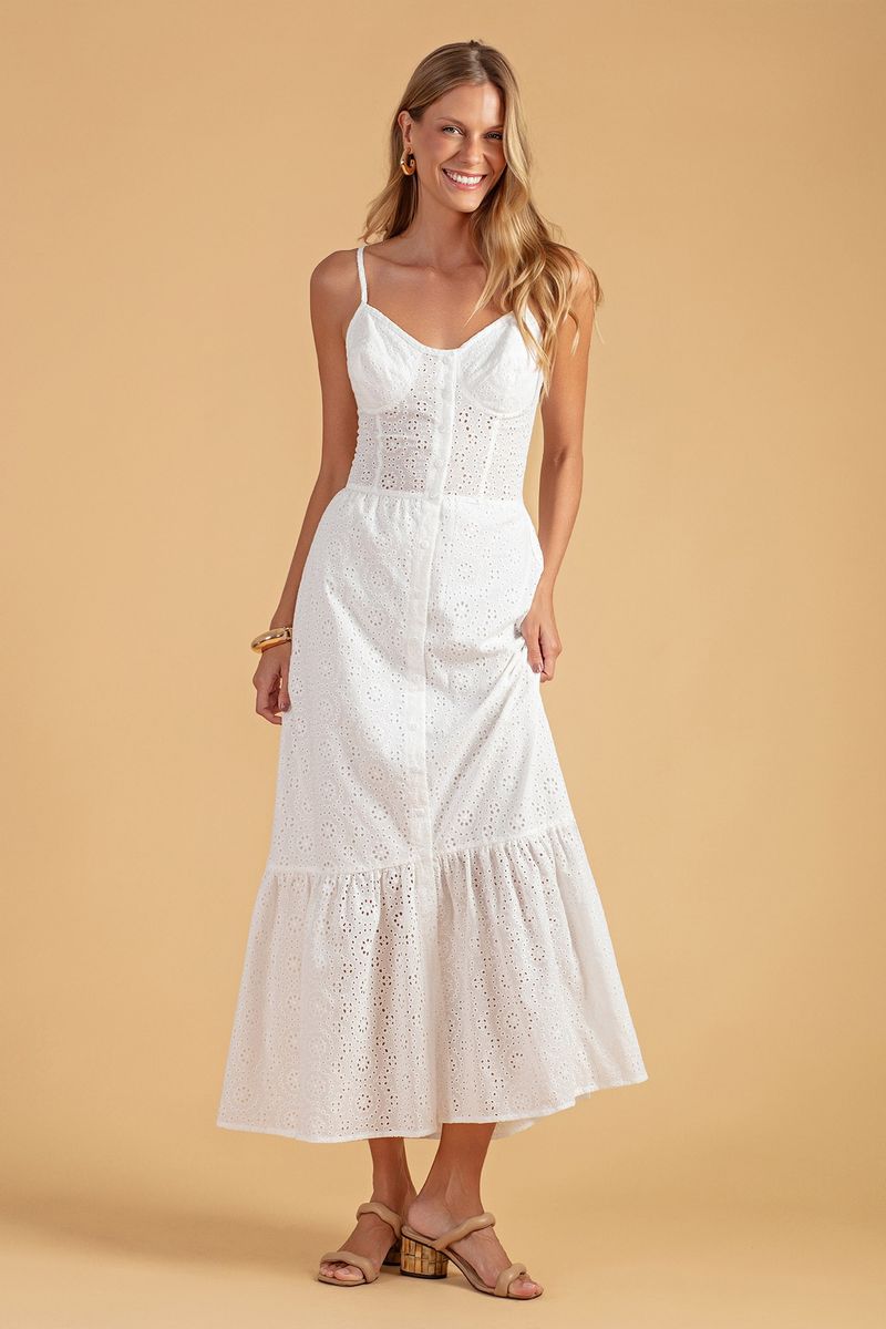 VESTIDO LAISE MIDI LONGO