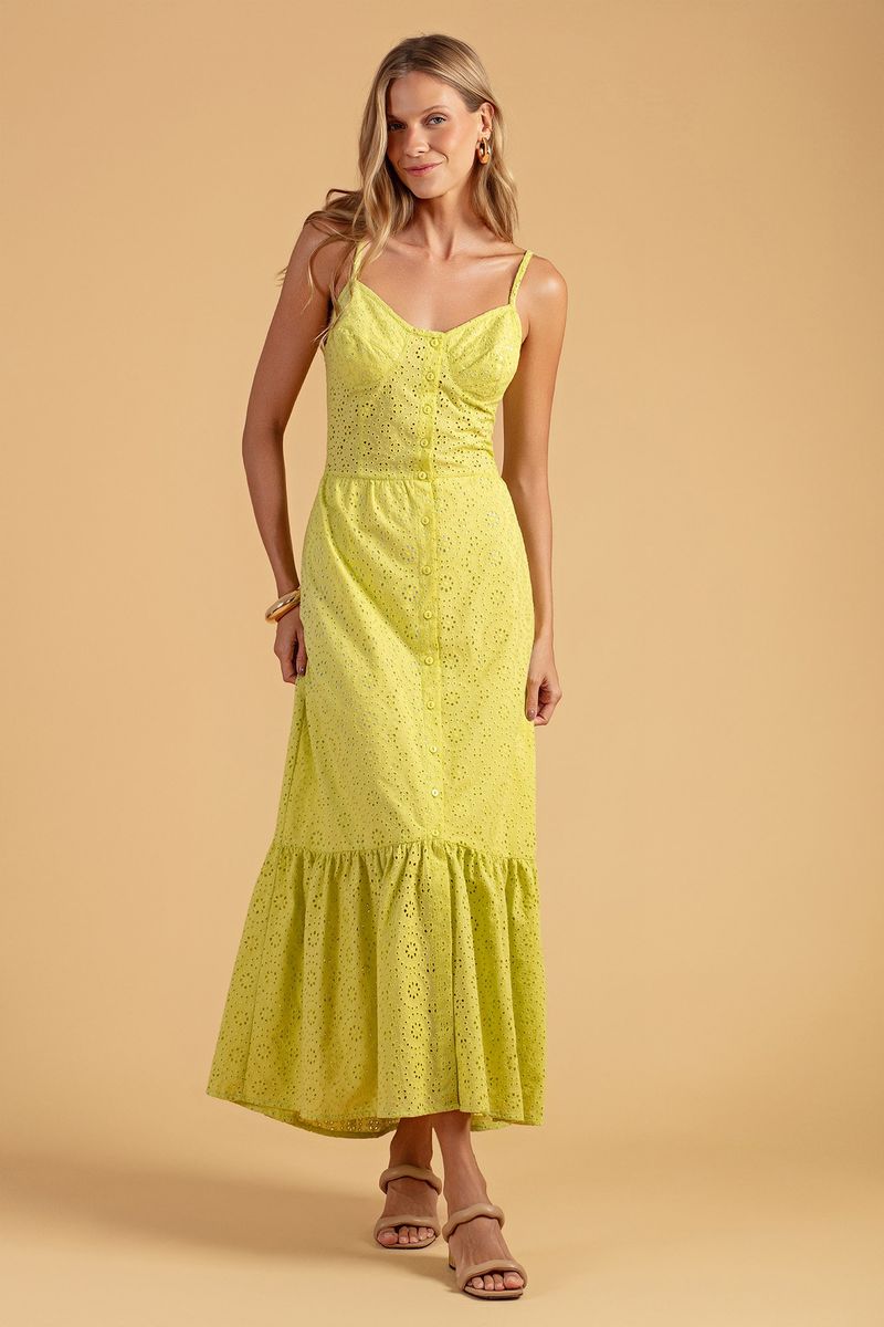 VESTIDO LAISE MIDI LONGO