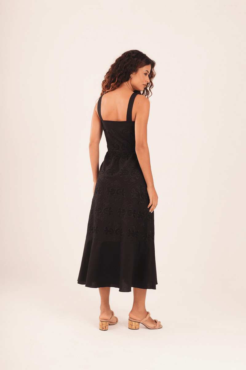 VESTIDO BORDADO PIAZZA