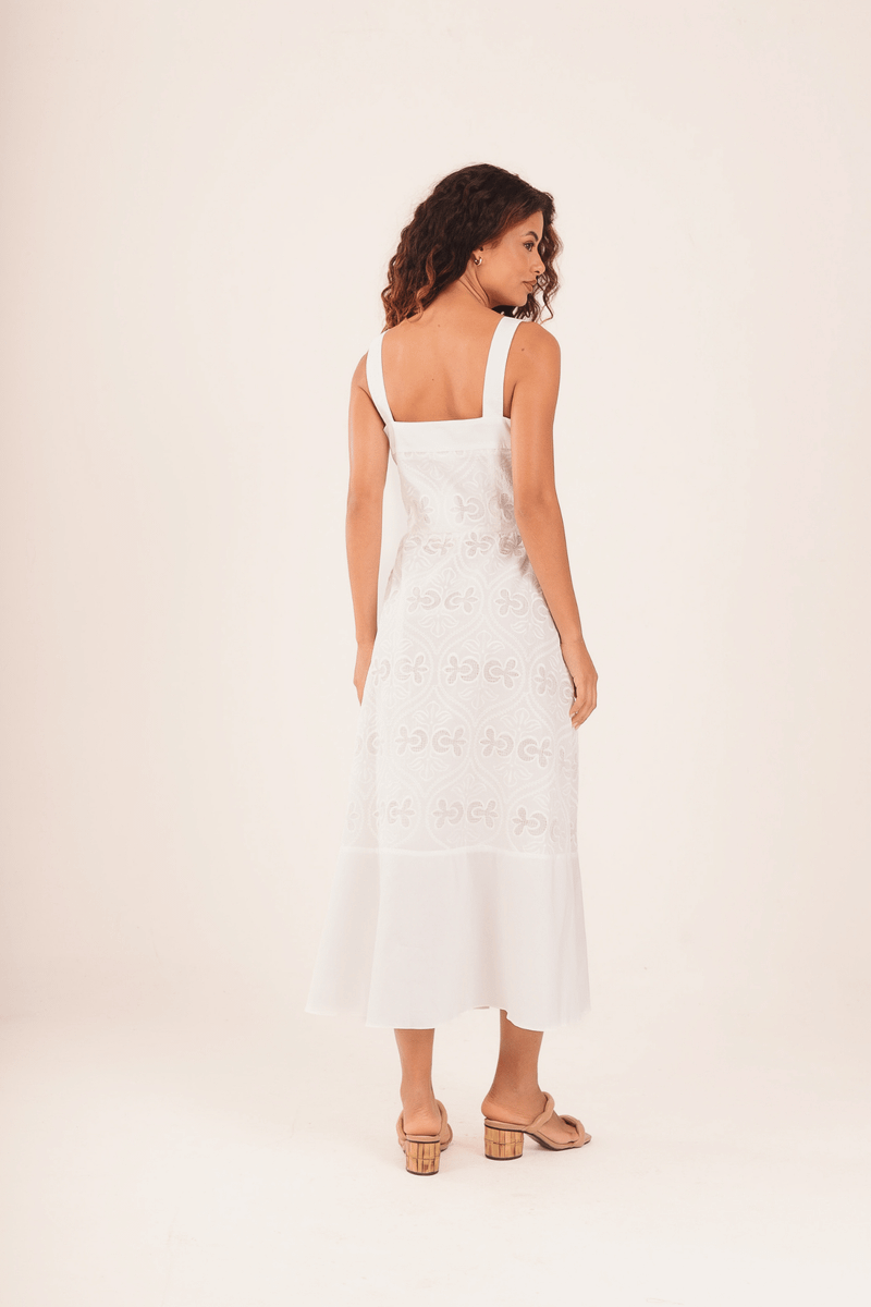 VESTIDO BORDADO PIAZZA