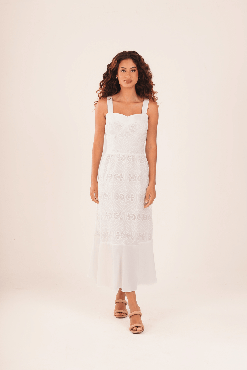 VESTIDO BORDADO PIAZZA