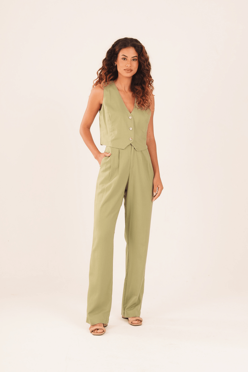 CALÇA LINHO ALFAIATARIA