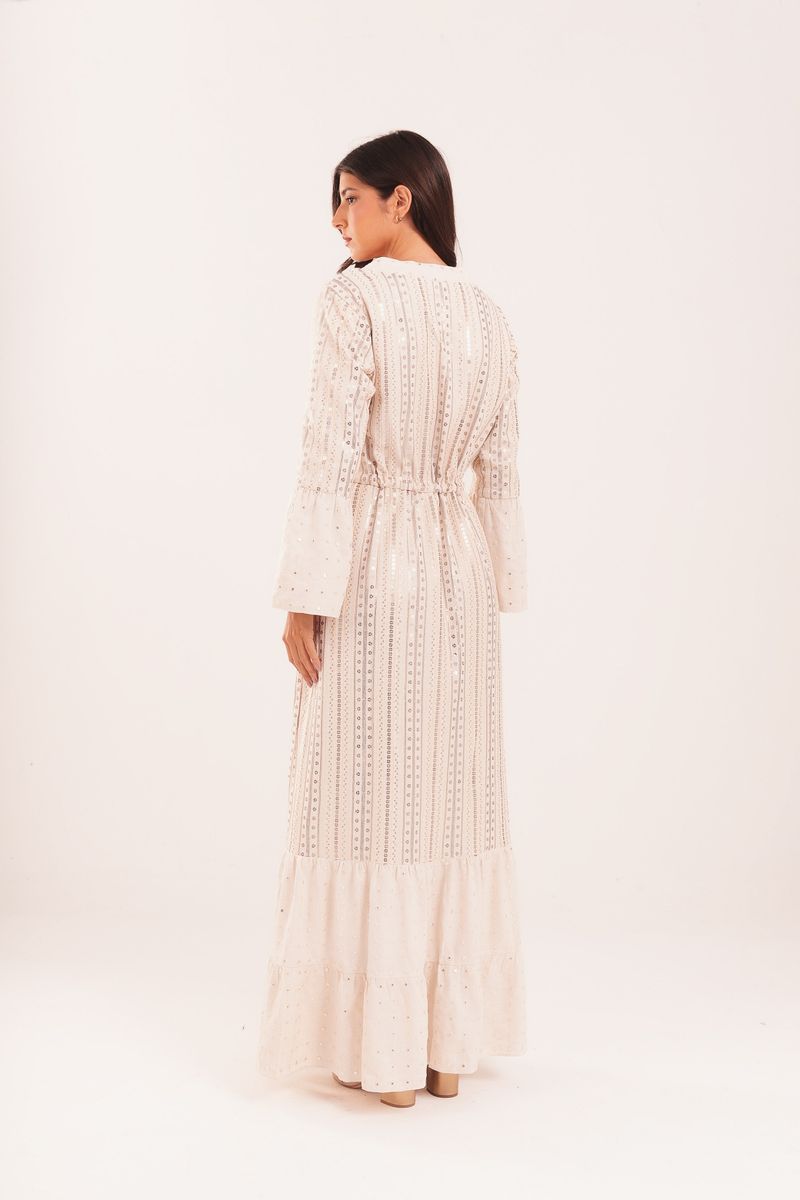 VESTIDO DE LINHO BORDADO BOHO