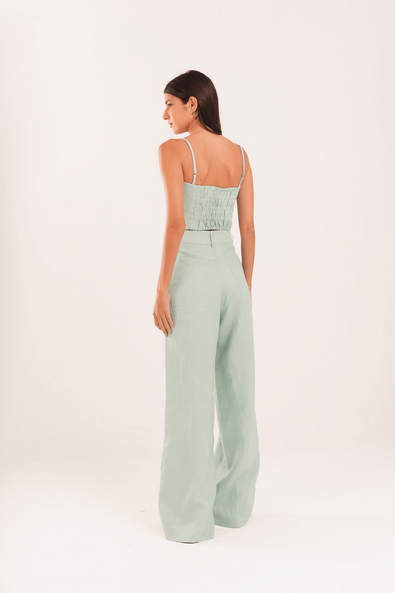 CALÇA PANTALONA DE LINHO SARDENHA